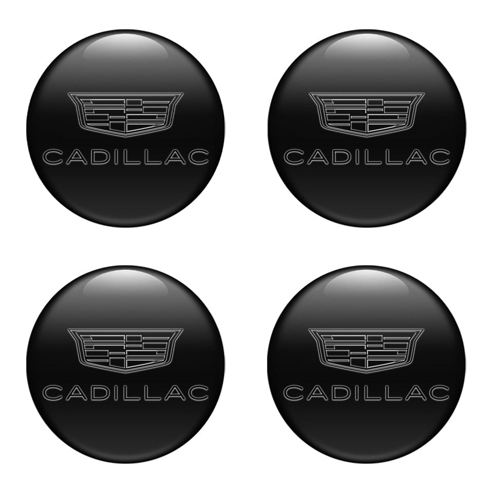 CADILAC Silicone Stickers for Wheel Center Caps