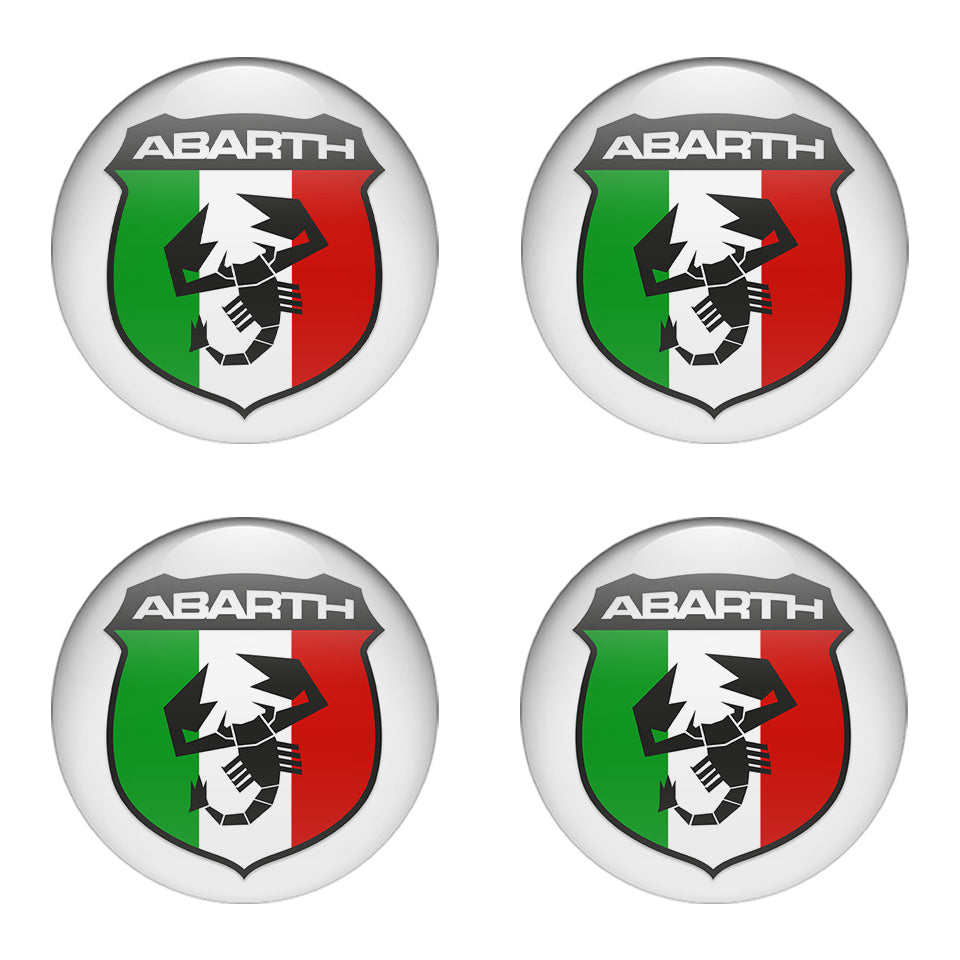 ABARTH Domed Emblems for Center Caps