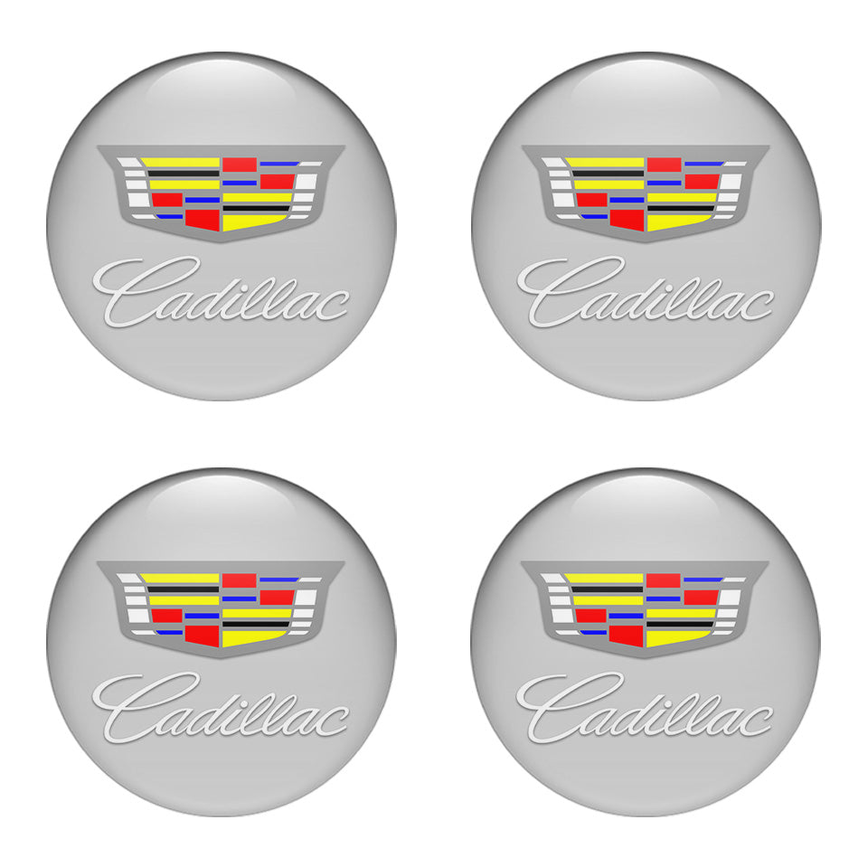 CADILAC Silicone Stickers for Wheel Center Caps