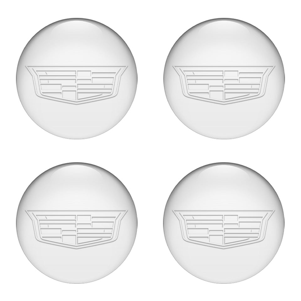 CADILAC Silicone Stickers for Wheel Center Caps