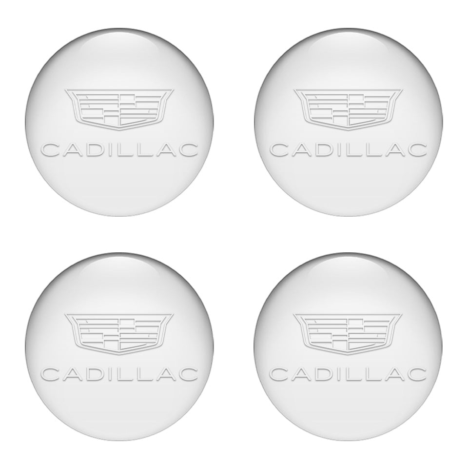 CADILAC Silicone Stickers for Wheel Center Caps