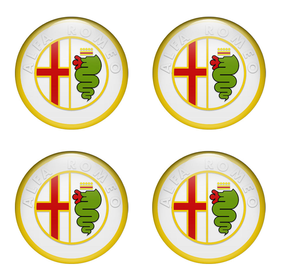 ALFA Domed Emblems for Center Caps