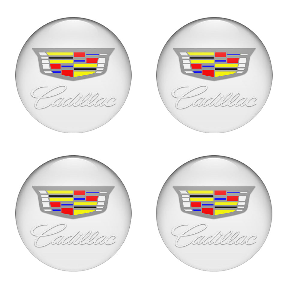 CADILAC Silicone Stickers for Wheel Center Caps