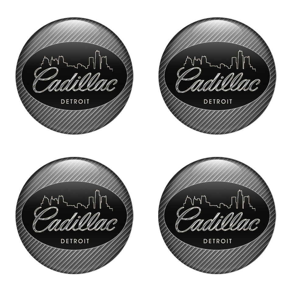 CADILAC Silicone Stickers for Wheel Center Caps