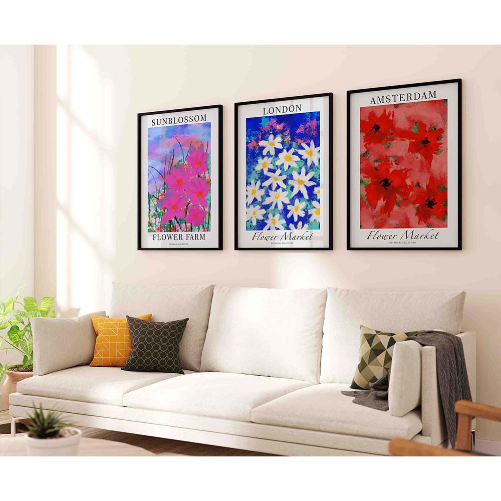 Mindful Mosaics Collection of 3 posters