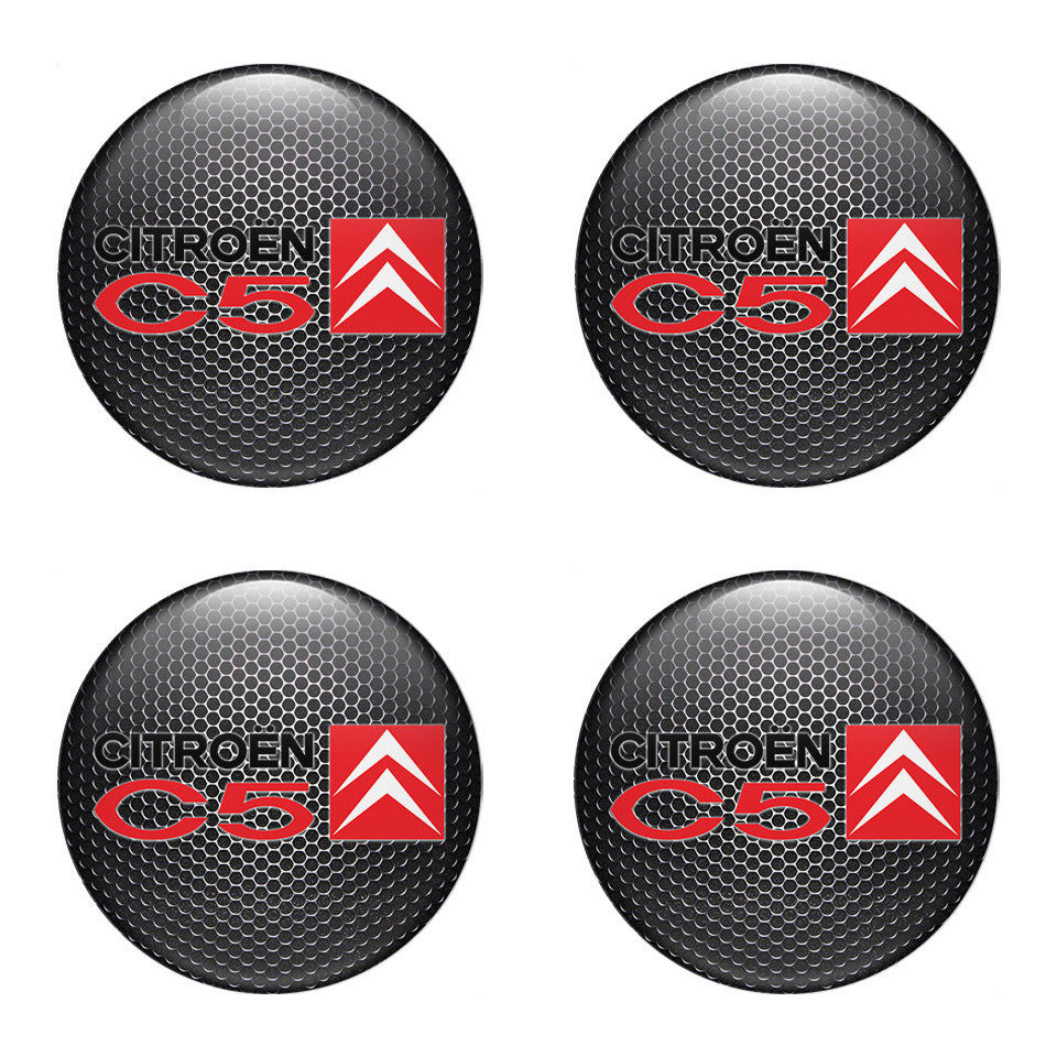 CITROEN Silicone Stickers for Wheel Center Caps