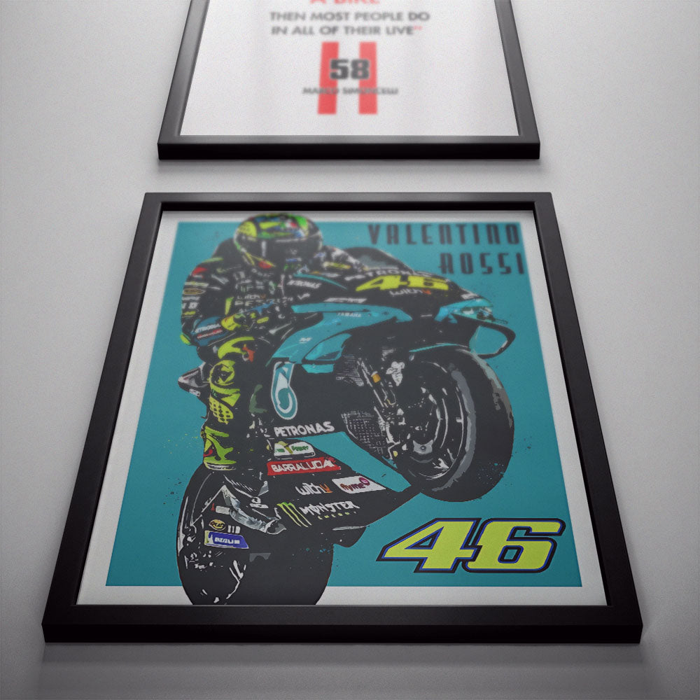 Valentino Rossi 46 Poster