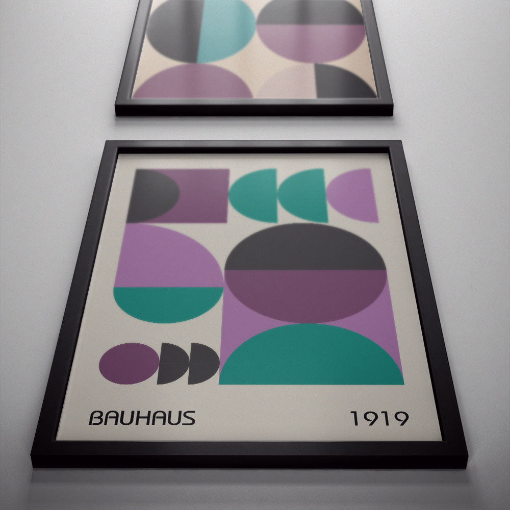 Symmetrical Illusions BAUHAUS Poster