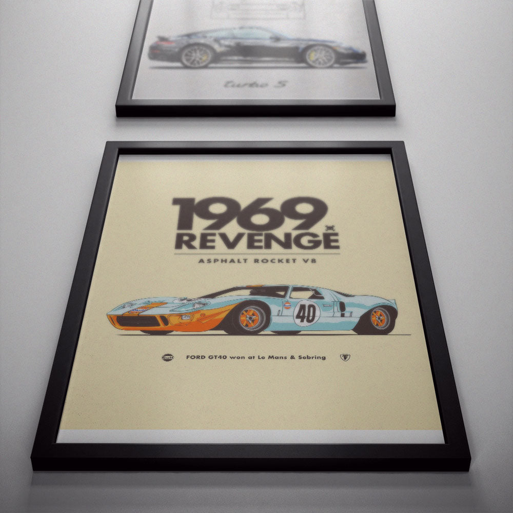 Ford GT40 Poster