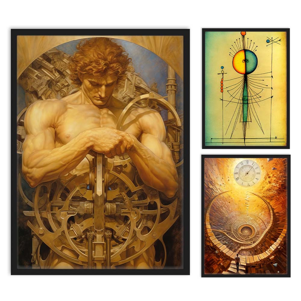 Artistic Alchemy Collection of 3 posters