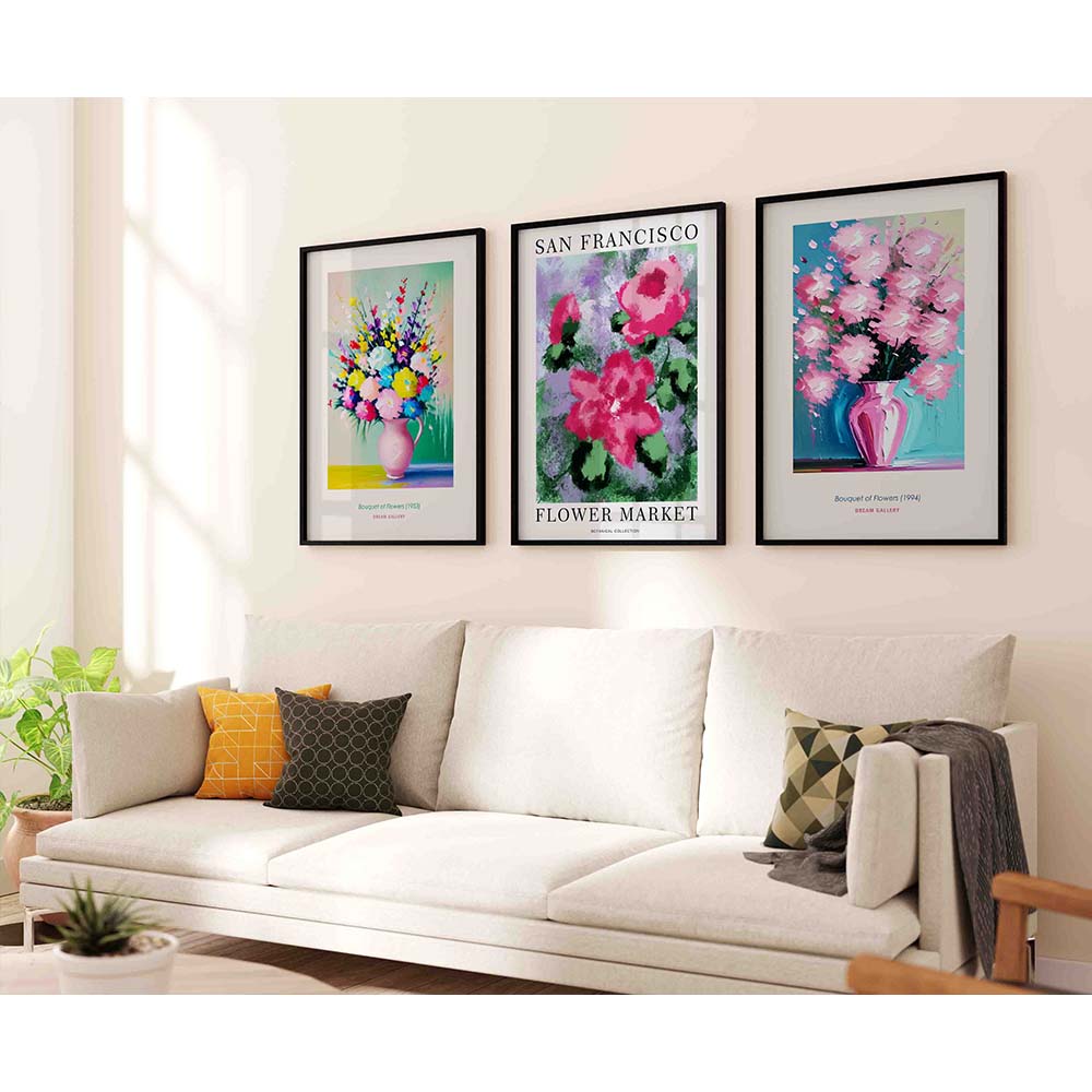 Abstract Allure Collection of 3 posters