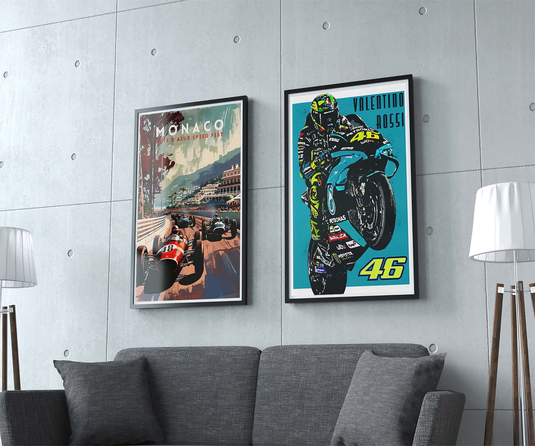 Valentino Rossi 46 Poster