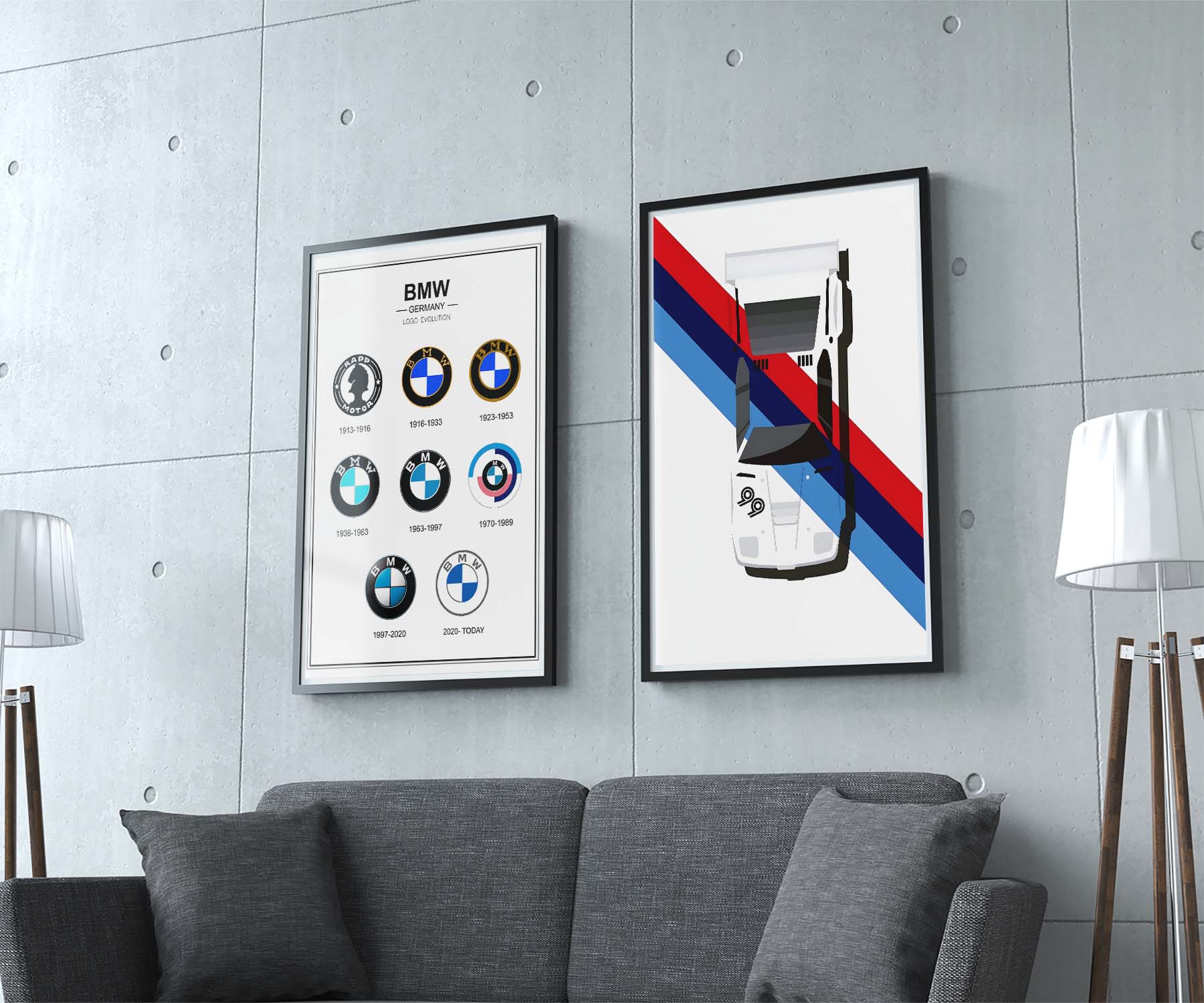 BMW HISTORY Poster