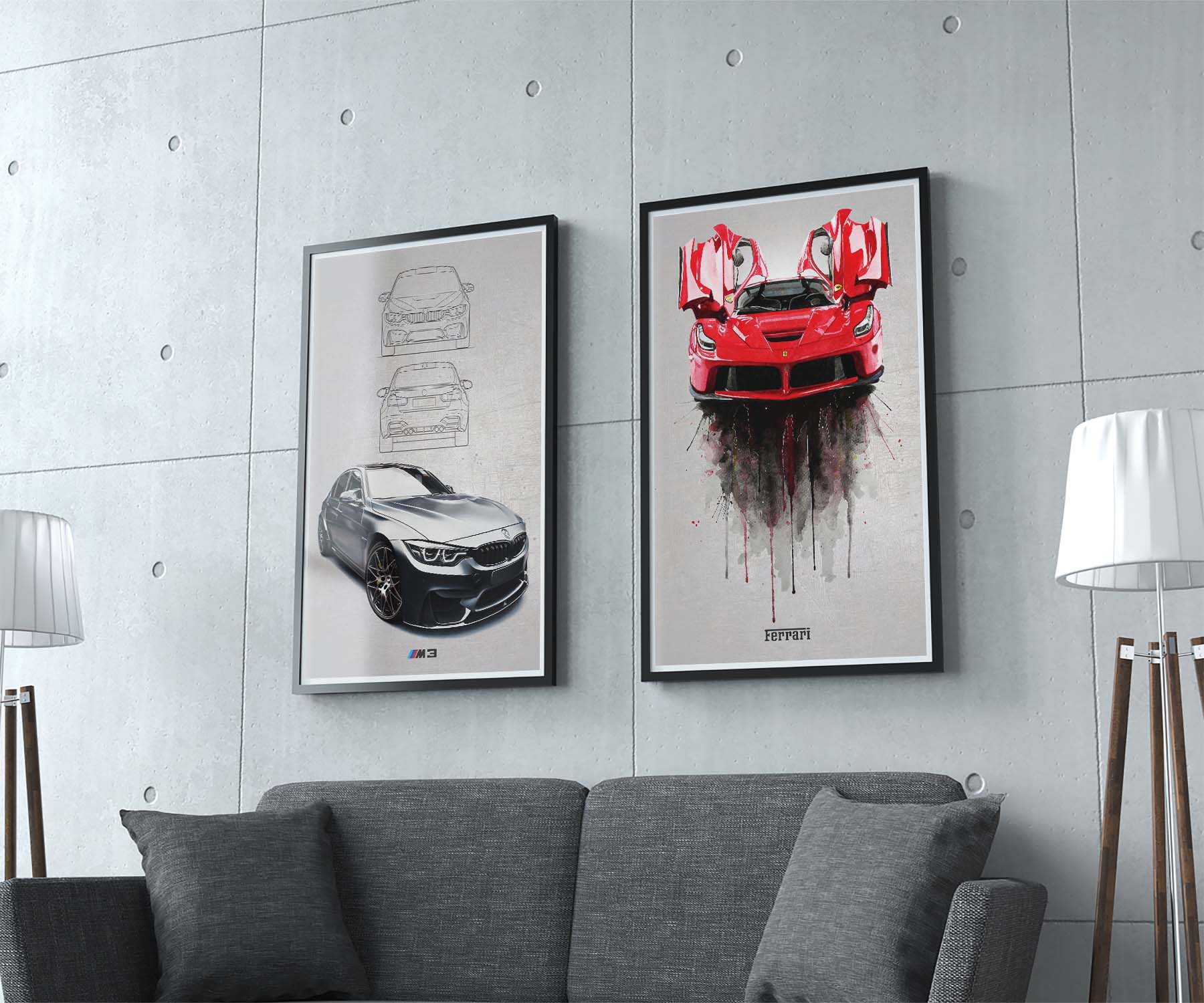 FERRARI SPLASH Poster