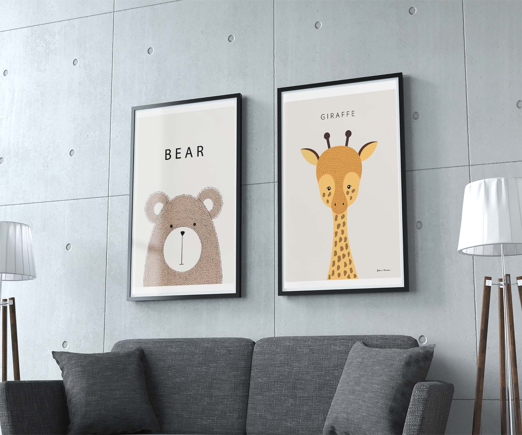 Giraffe Poster