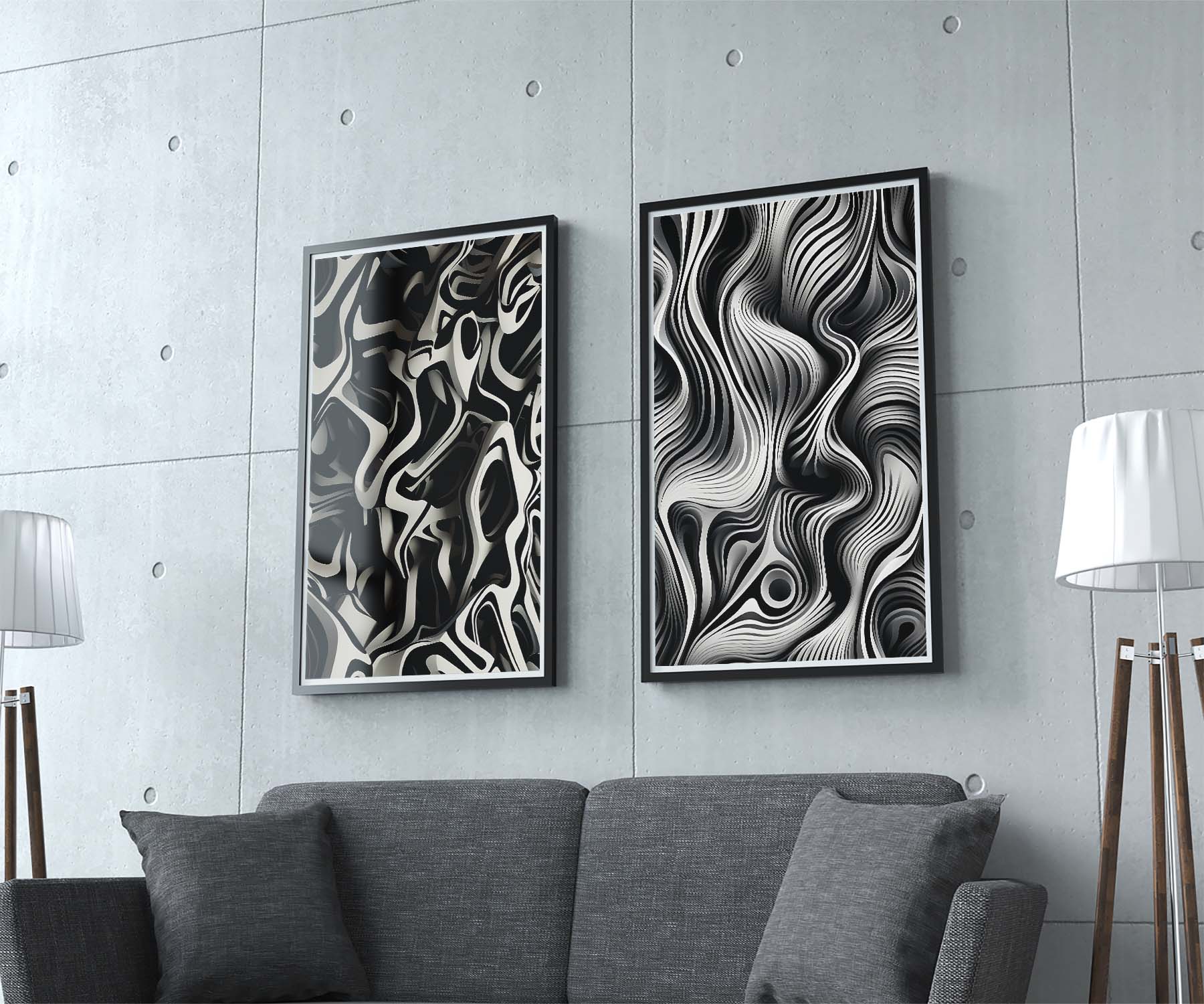 Dynamic Symmetry Impressions Poster