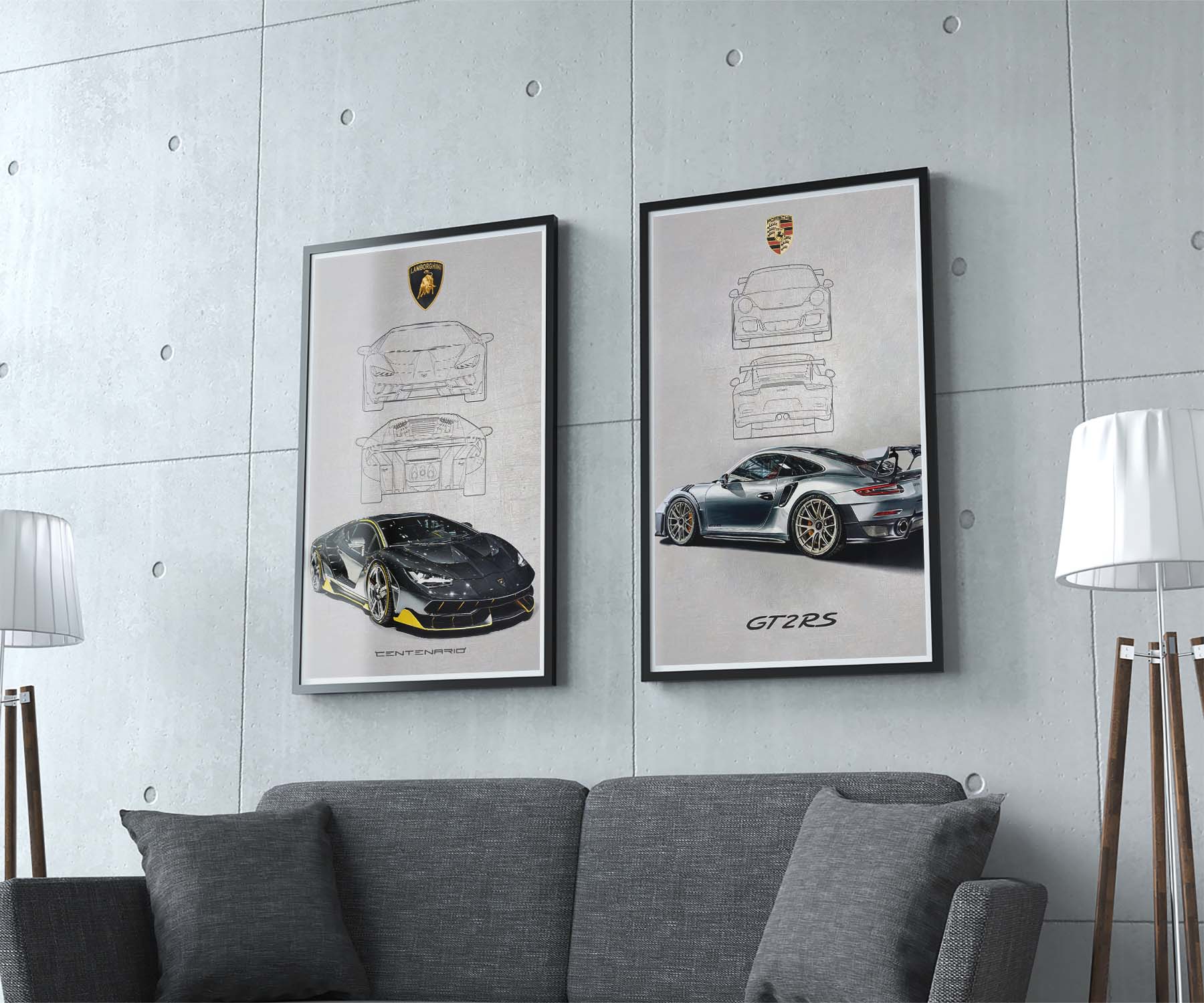 PORSCHE GT2RS Poster