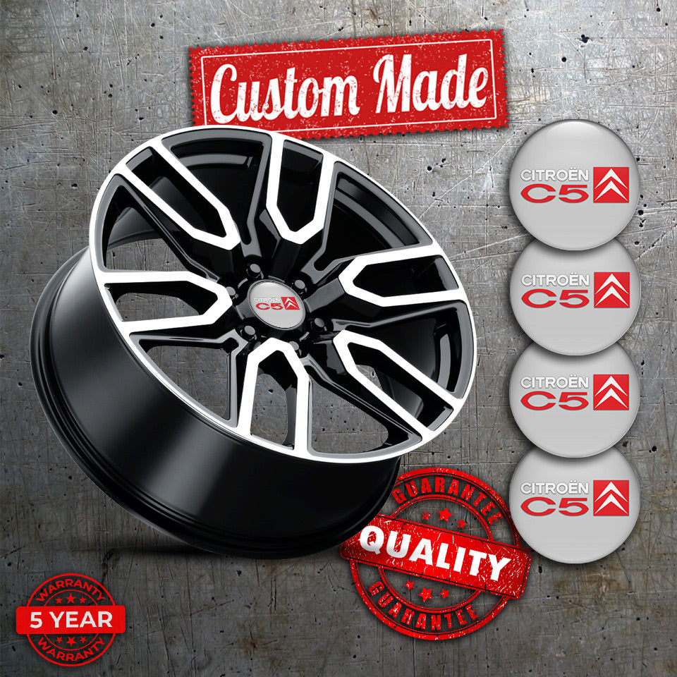 CITROEN Silicone Stickers for Wheel Center Caps