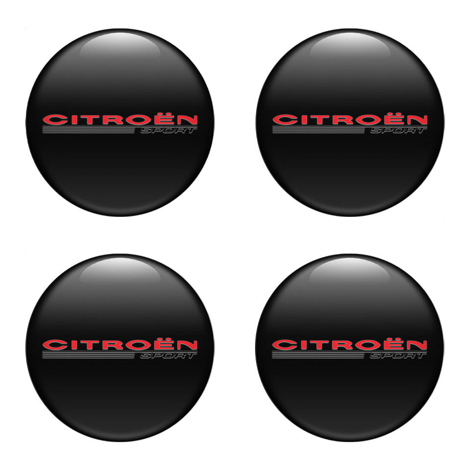 CITROEN Silicone Stickers for Wheel Center Caps