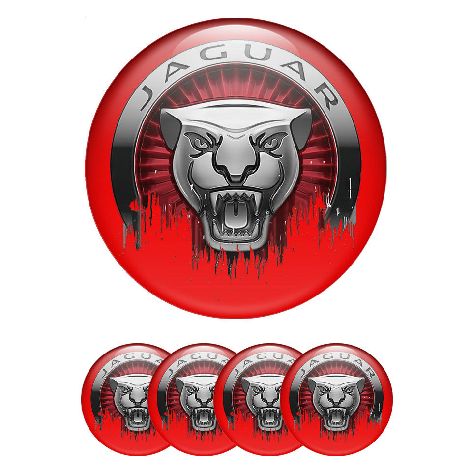 JAGUAR Domed Emblems for Center Caps