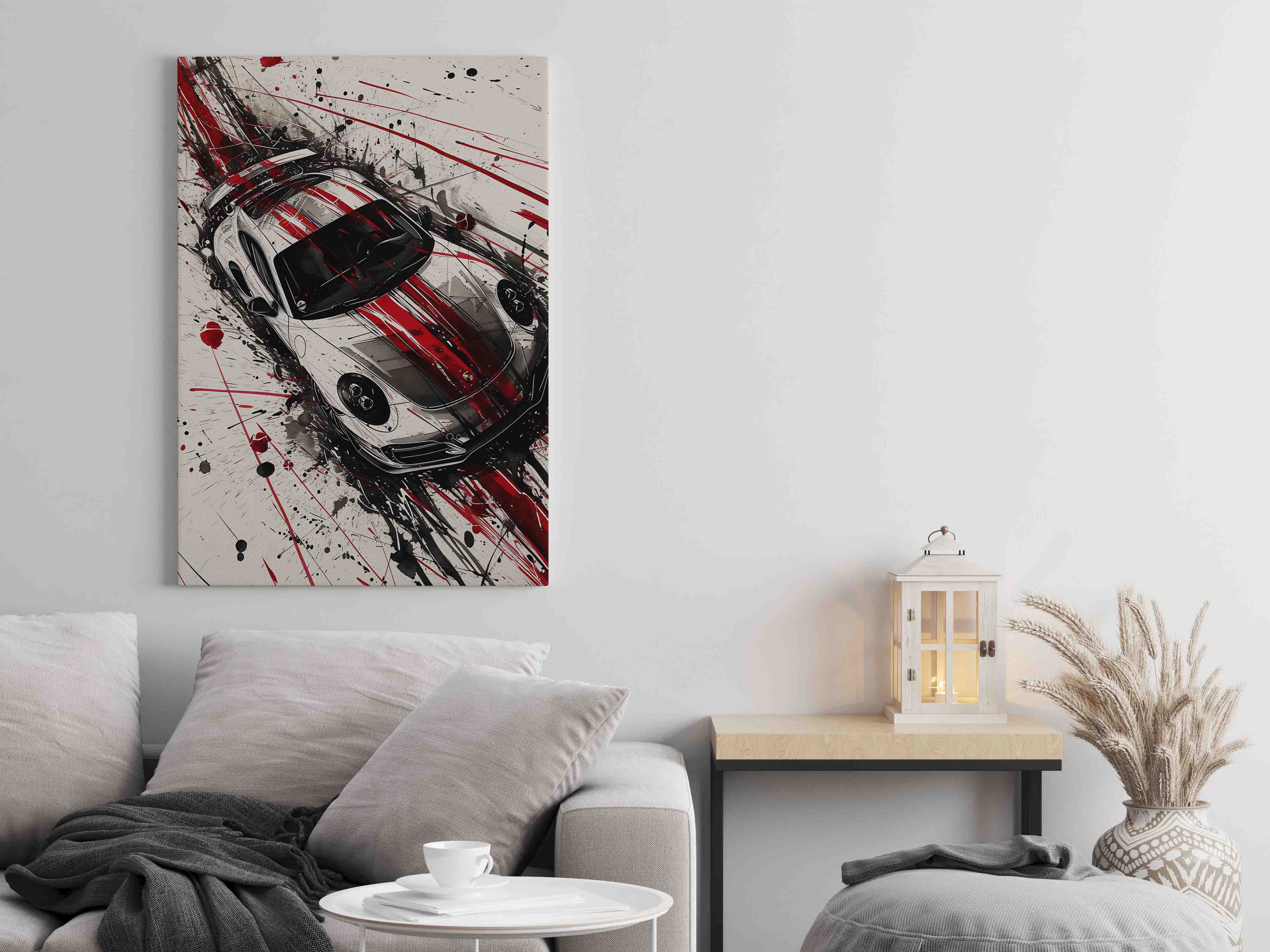 Porsche 911 GT3 RS Sketch Canvas