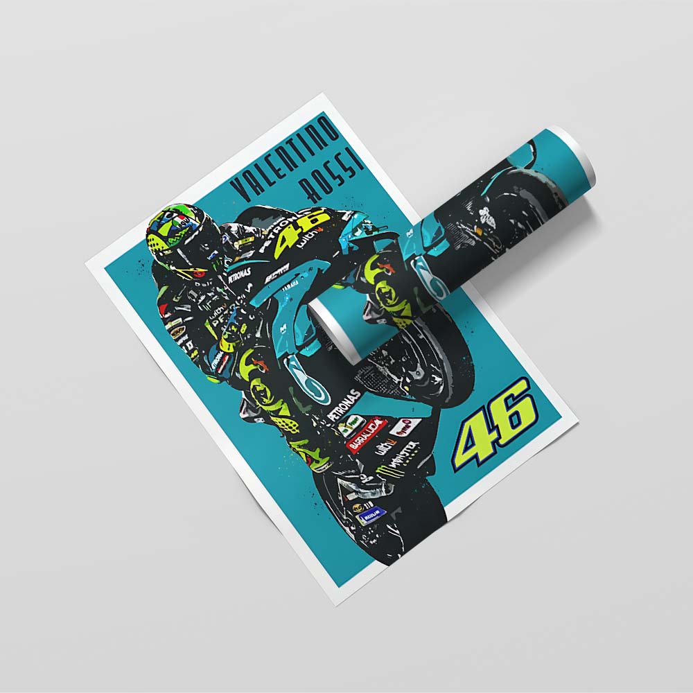 Valentino Rossi 46 Poster