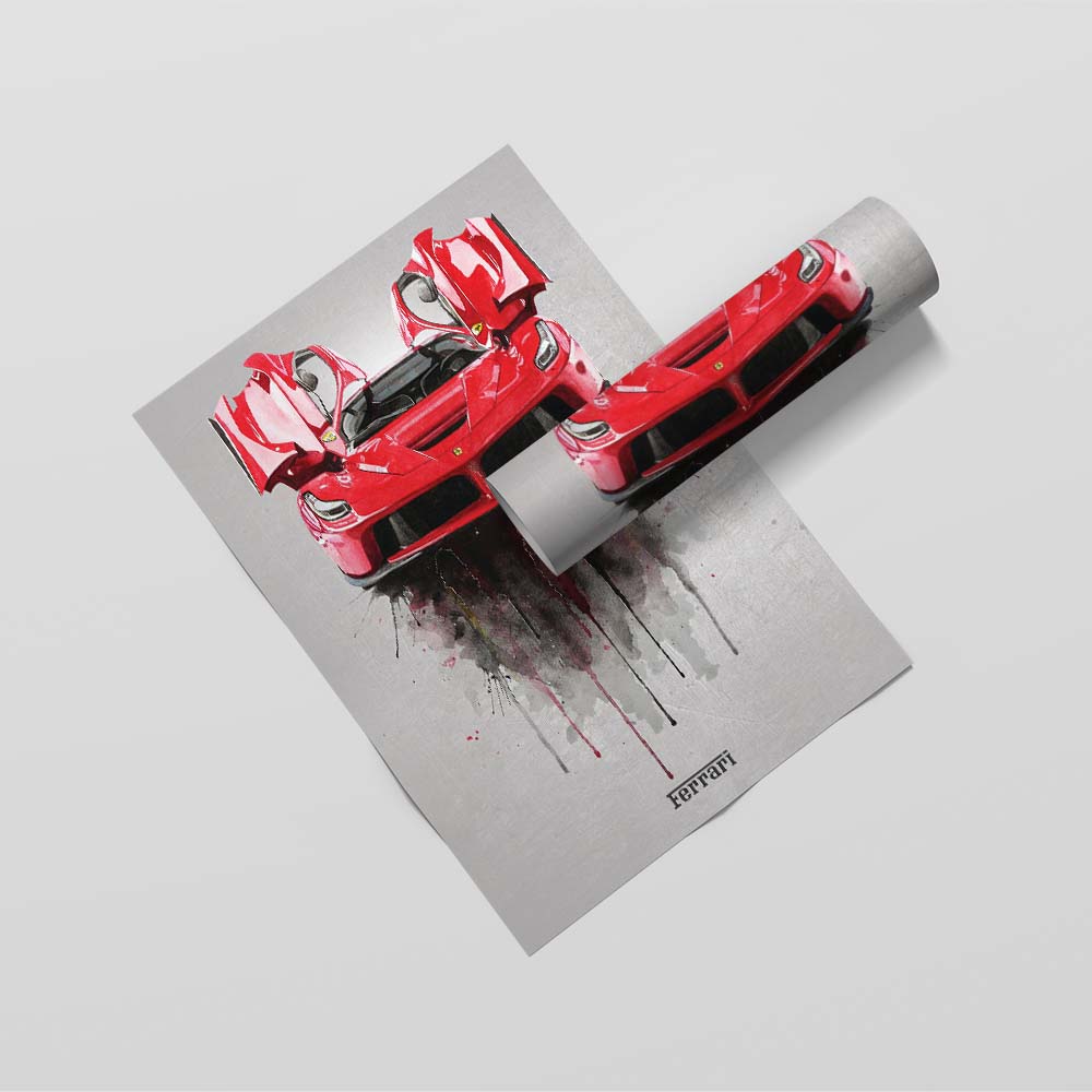 FERRARI SPLASH Poster