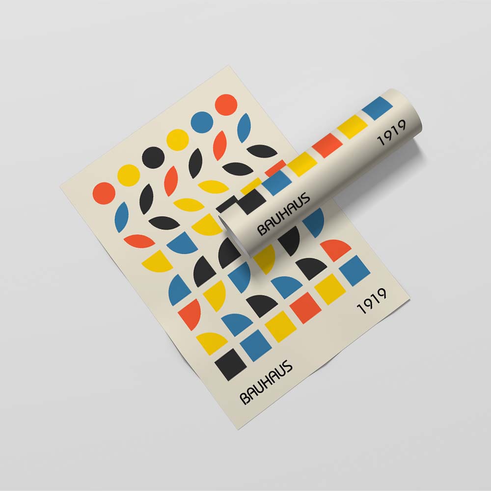 Graphic Serenity BAUHAUS Poster