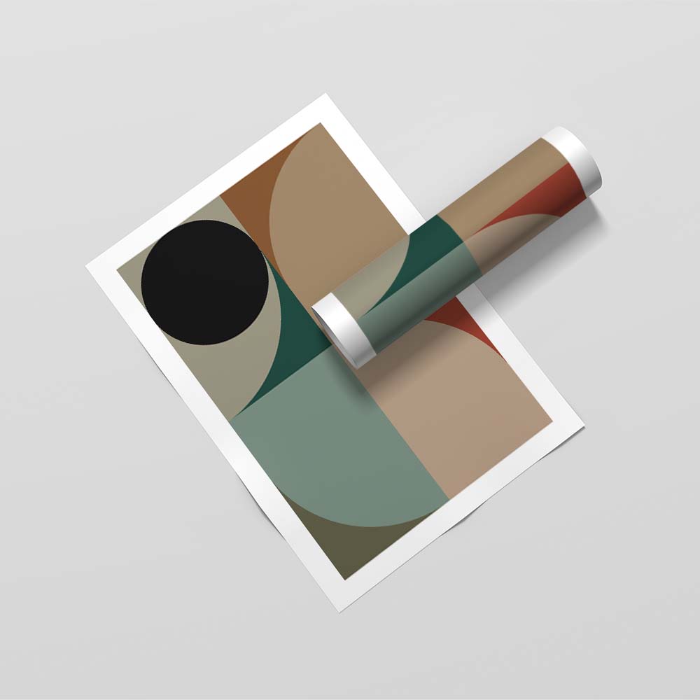 Abstract Constructs BAUHAUS Poster