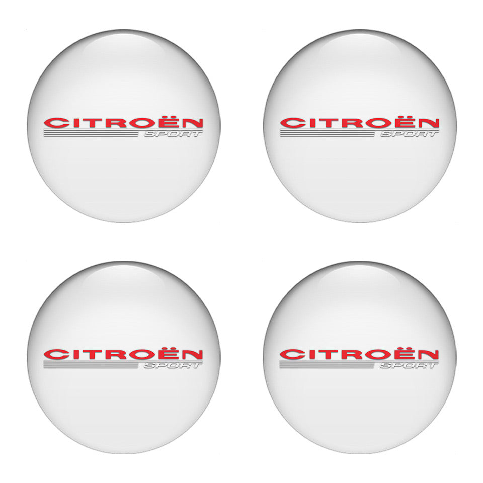 CITROEN Silicone Stickers for Wheel Center Caps