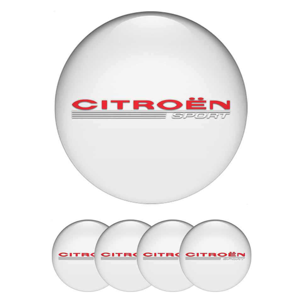 CITROEN Silicone Stickers for Wheel Center Caps