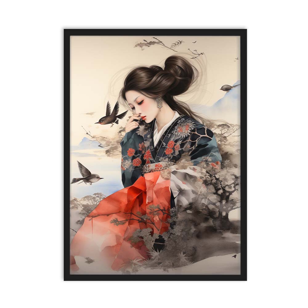 Edo Elegance Japanese Poster