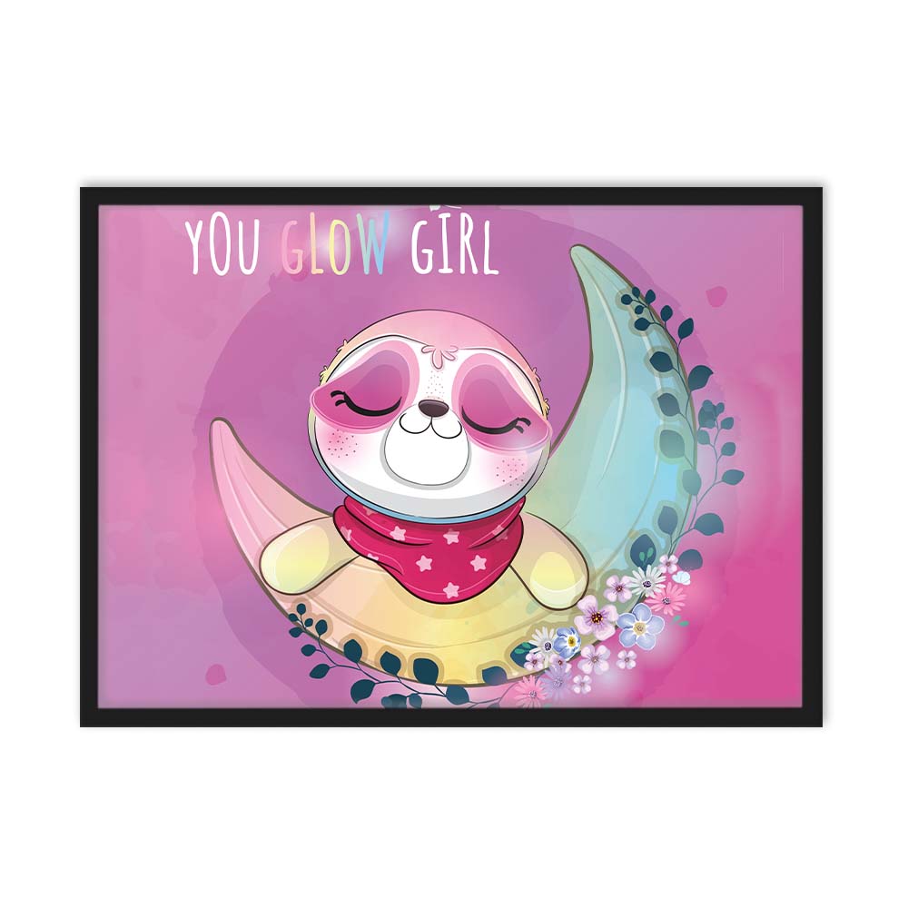 You Glow Girl Poster