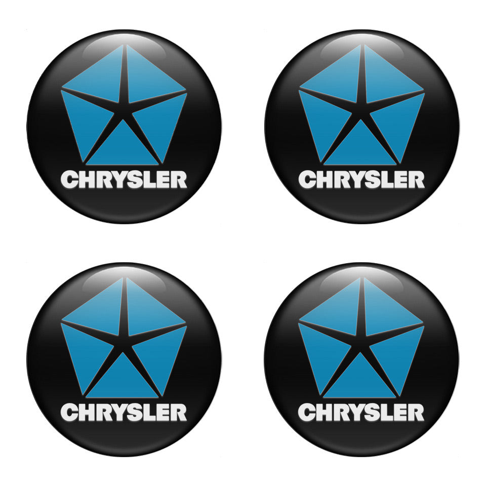 CHRYSLER Silicone Stickers for Wheel Center Caps