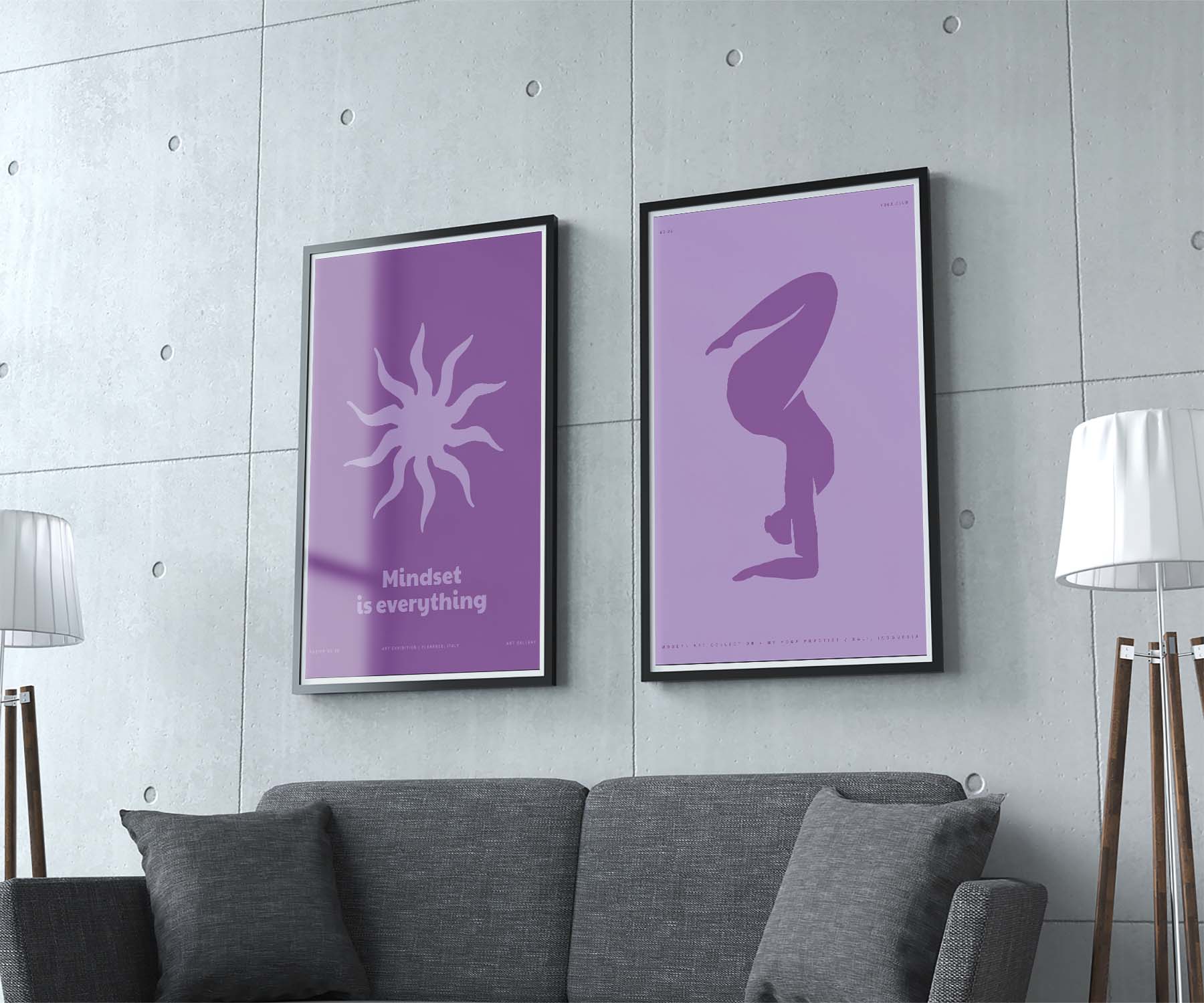 Harmony Asanas Yoga Poster