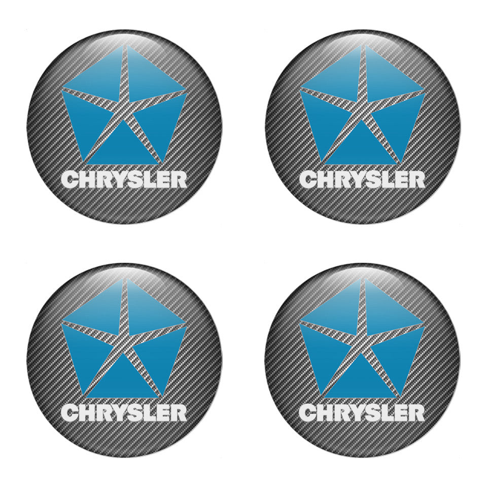 CHRYSLER Silicone Stickers for Wheel Center Caps