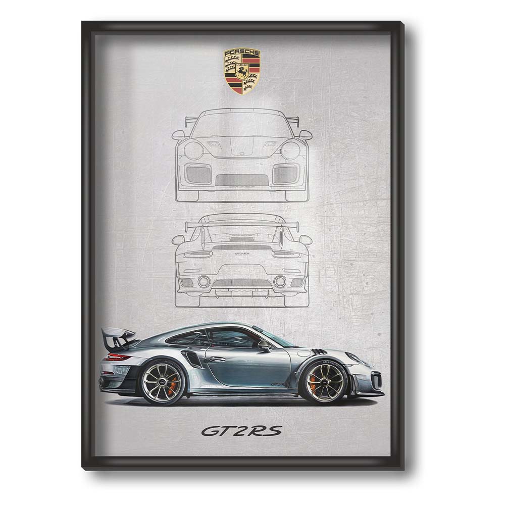 Постер PORSCHE GT2 RS 