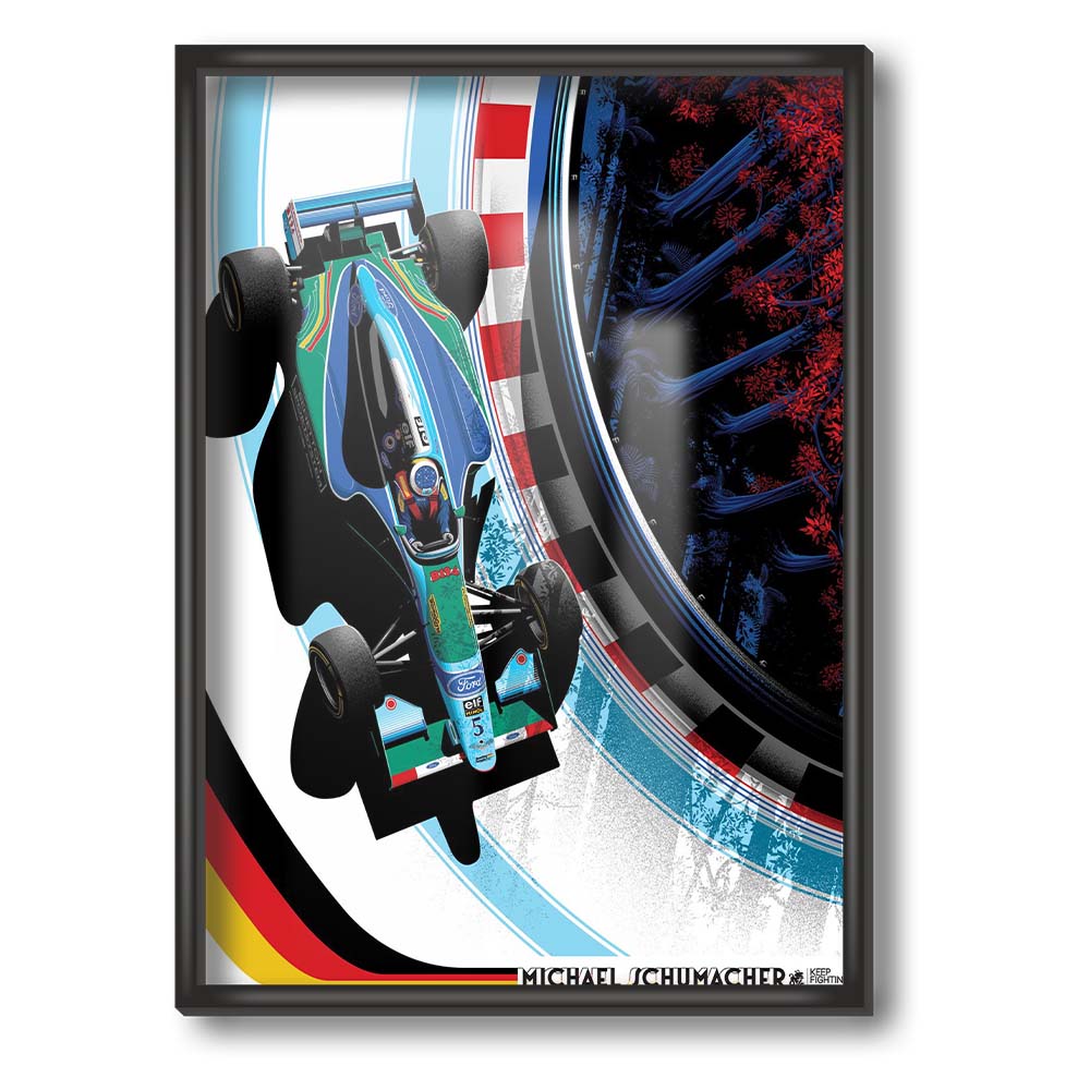 F1 Michael Schumacher poster