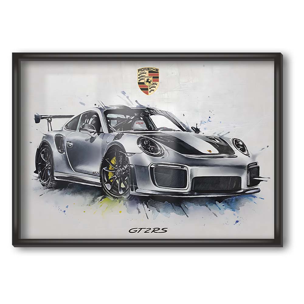 PORSCHE GT2RS SPLASH POSTER