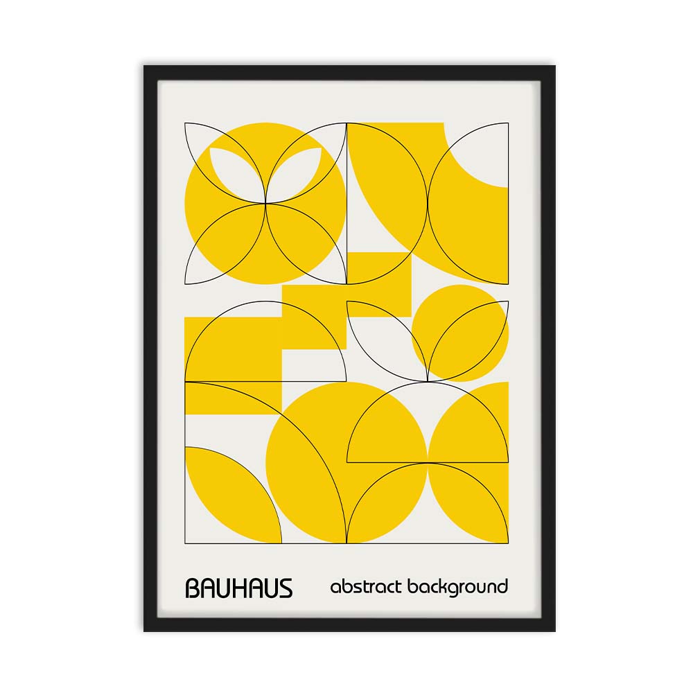 Elemental Elegance BAUHAUS Poster