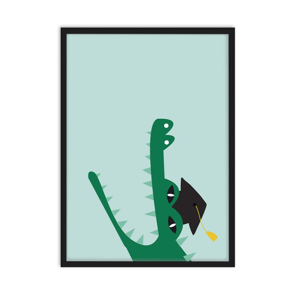 Graduated Crocodile Poster