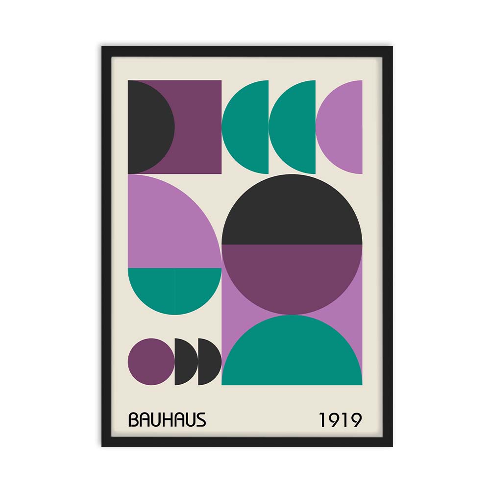 Symmetrical Illusions BAUHAUS Poster