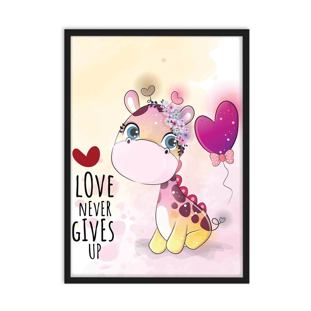 Love Never Gives Up Poster