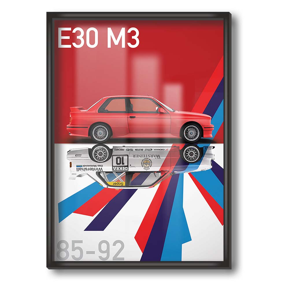 BMW E30 M3 85-92 Poster