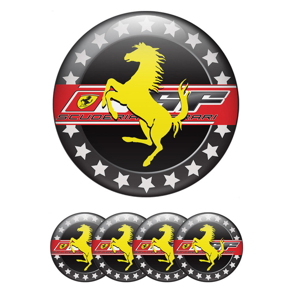 FERRARI Domed Emblems for Center Caps69