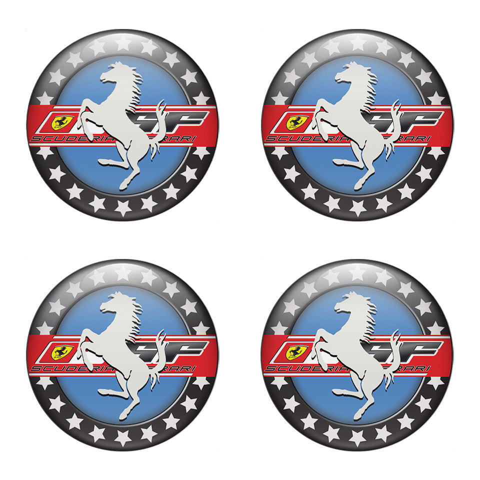 FERRARI Domed Emblems for Center Caps72