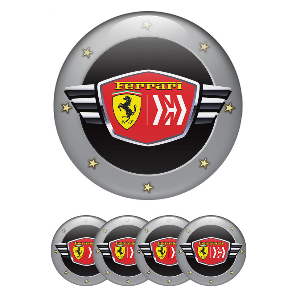 FERRARI Emblems for Wheel Center Caps2