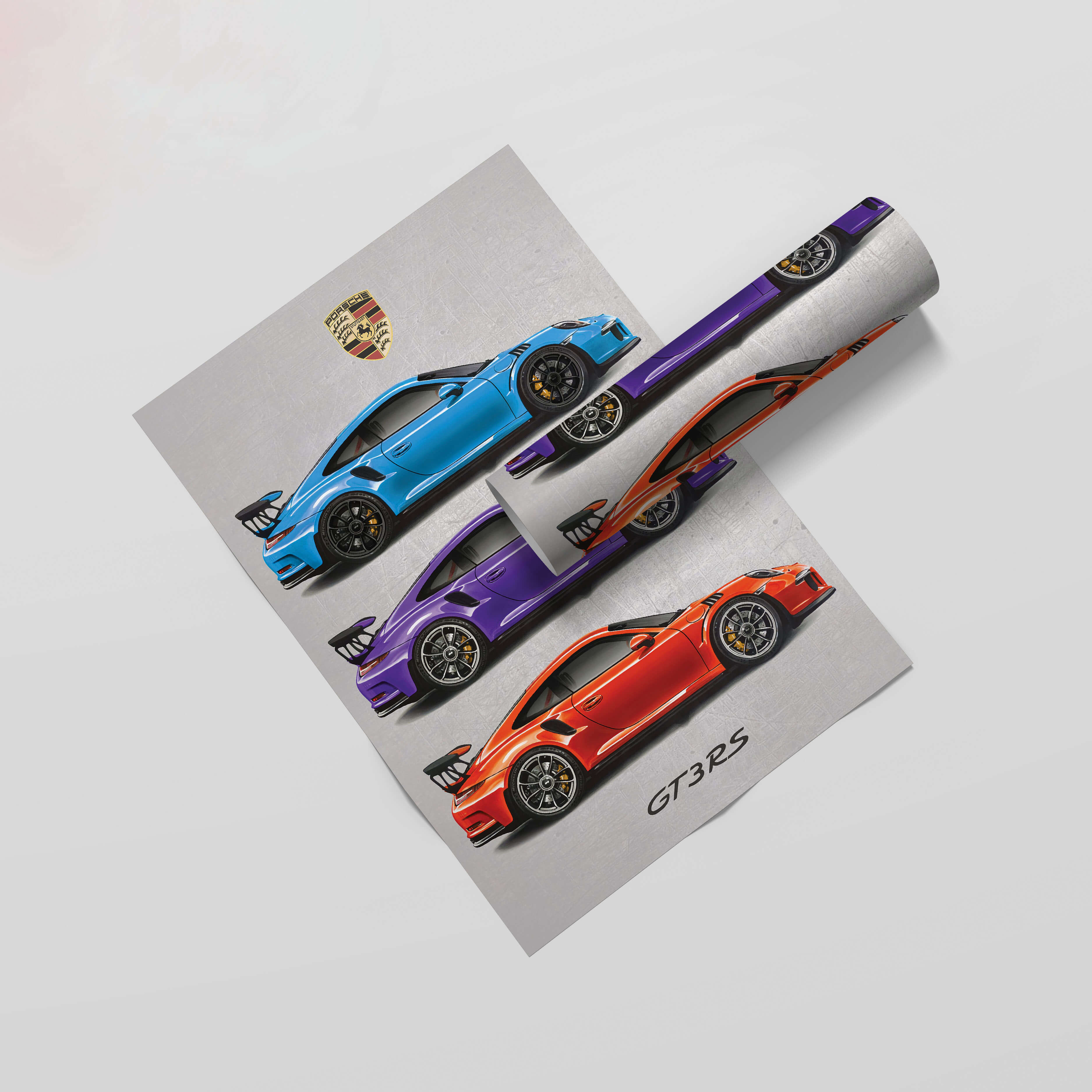 Porsche GT3 RS set Poster