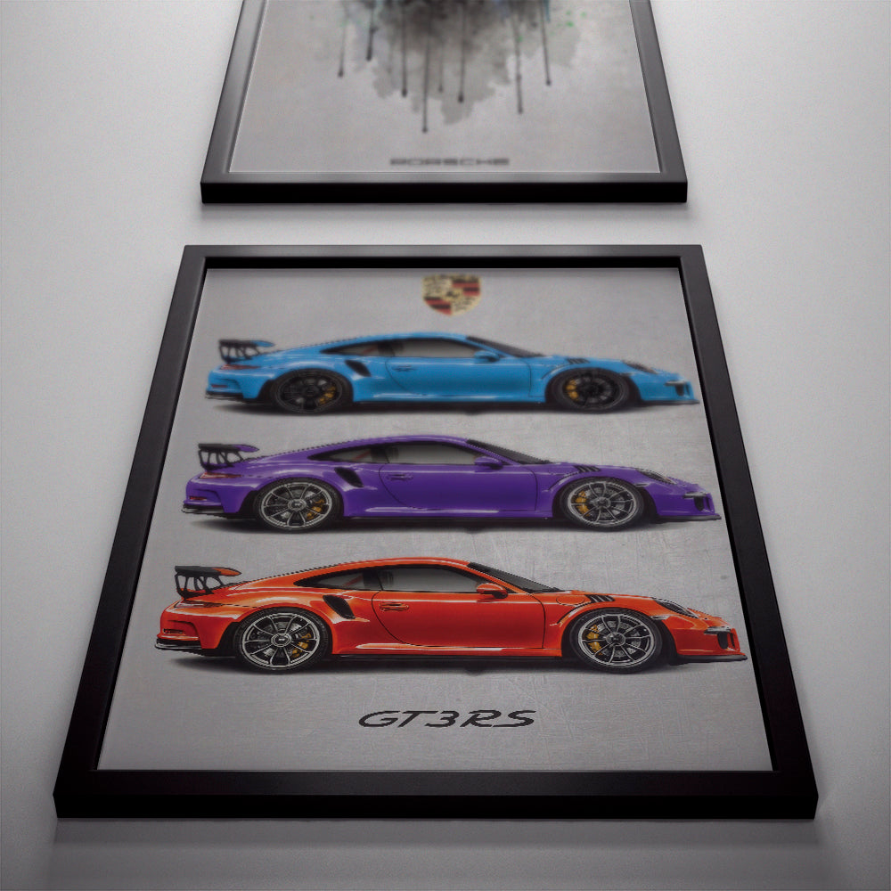 Porsche GT3 RS set Poster