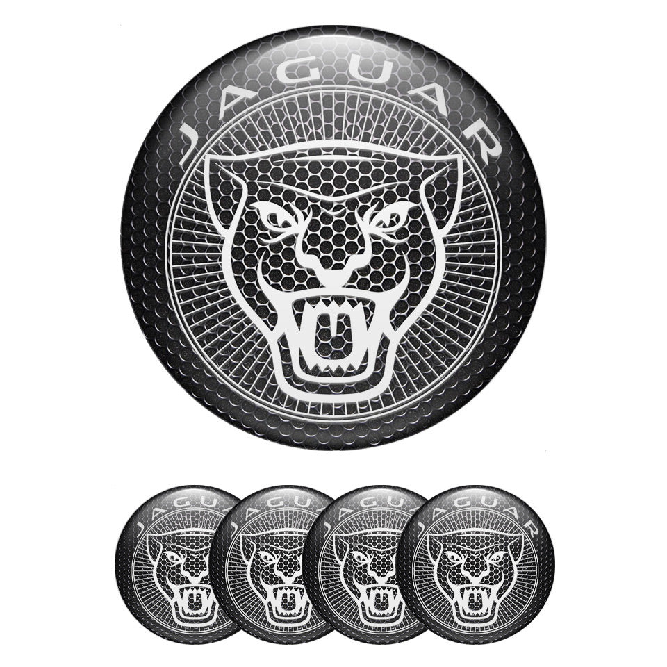 JAGUAR Domed Emblems for Center Caps84